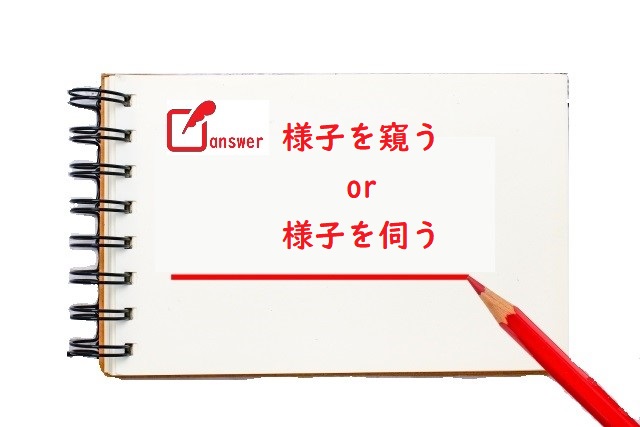 様子をうかがう 伺う 覗う 窺う のどれが正しい 論文 小論文の書き方