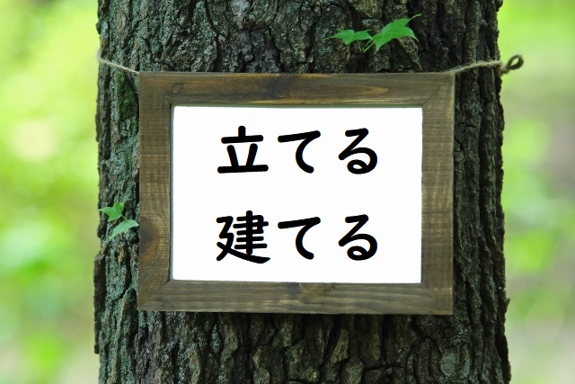 計画をたてる 立てる 建てる のどっちが正しい 論文 小論文の書き方