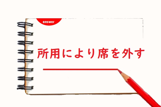 しょようにより席を外す 「所要」「所用」正しい漢字はどっち? | 論文・小論文の書き方