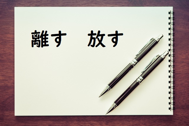 人との距離をはなす 「離す」「放す」正しい漢字はどっち? | 論文・小論文の書き方