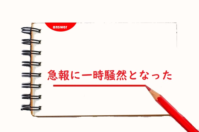 急報に一時そうぜんとなった 「騒然」「蒼然」正しい漢字はどっち? | 論文・小論文の書き方