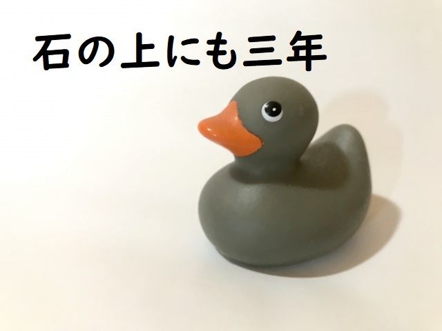 石の上にも三年 の意味と例文 論文 小論文の書き方