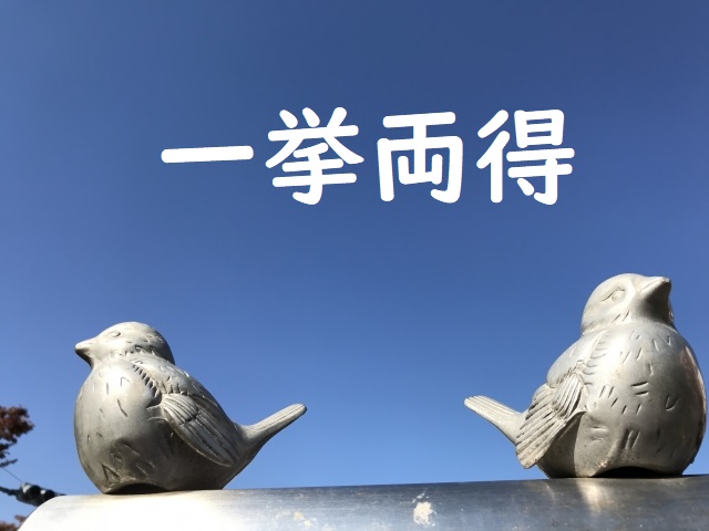 「一挙両得」の意味と例文 | 論文・小論文の書き方