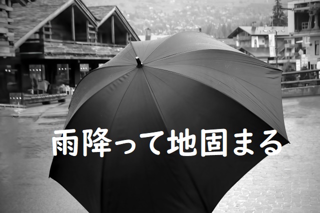 雨降って地固まる の意味と例文 論文 小論文の書き方