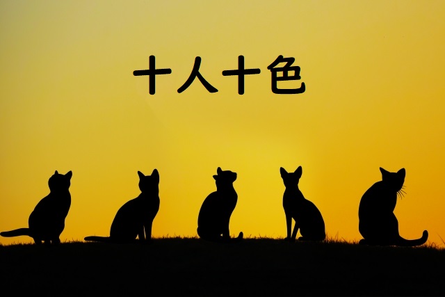 「十人十色」の意味と例文 | 論文・小論文の書き方
