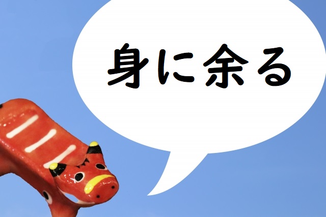 「身に余る」の意味と例文 | 論文・小論文の書き方
